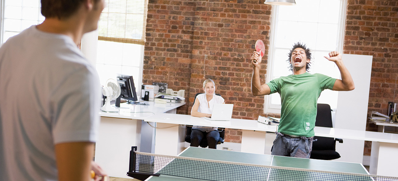 Benefits of Ping Pong in the workplace