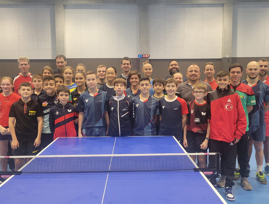 Kacper and Abraham show their talent in Europe Table Tennis England
