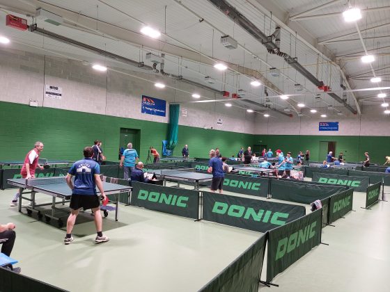 players fill Cornwall Table Tennis centre