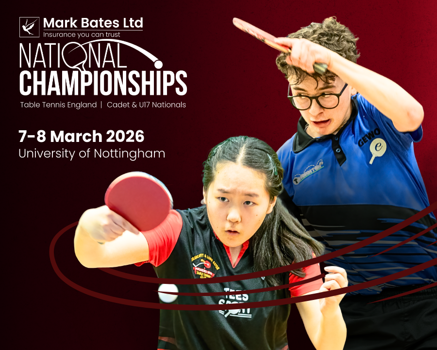 Mark Bates Ltd Cadet & Under-17 Nationals 2026: Draws published